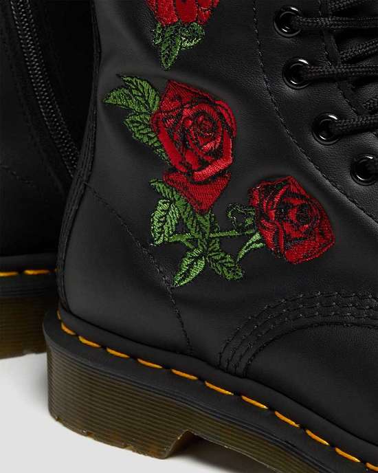 Botas Con Cordones Dr. Martens 1914 Vonda High Mujer Negros MX-31925